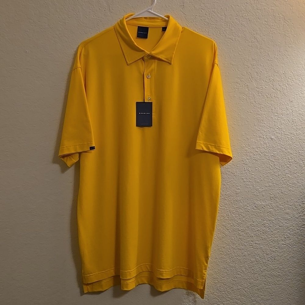 Dunning Golf Polo Shirt - Bells Yellow - Large